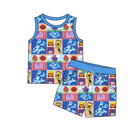 Mystery Paws Tank & Shorts